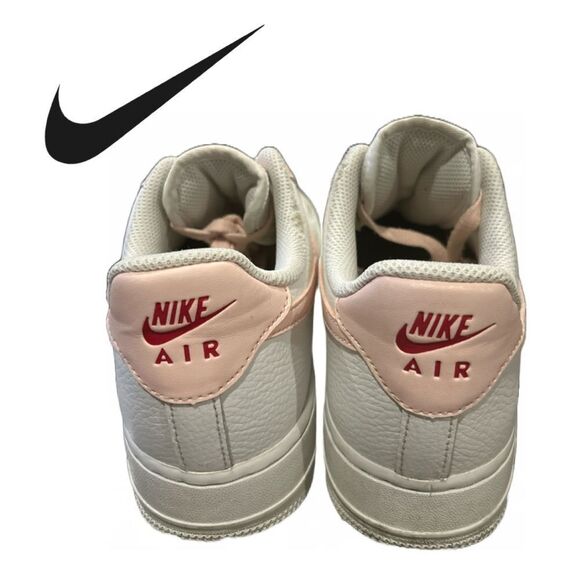 Nike Pink and White Air Force 1 AF1 - Size 8 - Picture 5 of 6